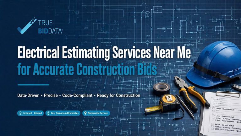 Electrical Estimating Services Near Me | True Bid Data